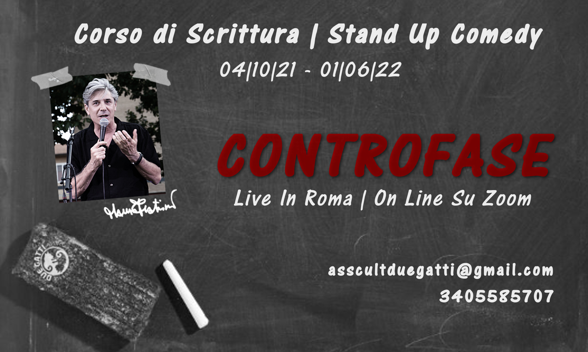 corso scrittura stand up comedy - Mauro Fratini - Roma